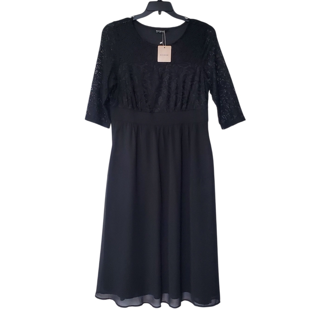 BloomChic Women's Black Lace Dress Size US12